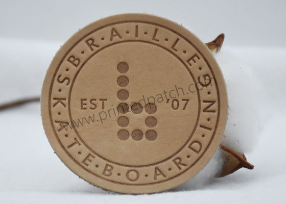 0.8mm 1.2mm de Kledingsmarkeringen van Leerjean patches full grain leather