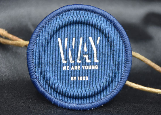 Flard van het de Flardencanvas Geweven Etiket van OEKO 5mm het In reliëf gemaakte voor Swimwear