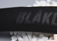 Kledingstukdouane Logo Polyester Webbing Straps Embossed 35mm Zwarte