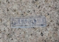 De chemisch afbreekbare 2mm Etiketten van de kledingstuktpu Kleding met Vorm In reliëf gemaakt Embleem