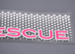 Het duidelijke Witte Silicone Dots Screen Printed Patches Custom Logo For Garments van TPU