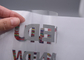 De kleurrijke Van letters voorziende Aangepaste Etiketten van de de Overdrachtkleding van de Filmhitte