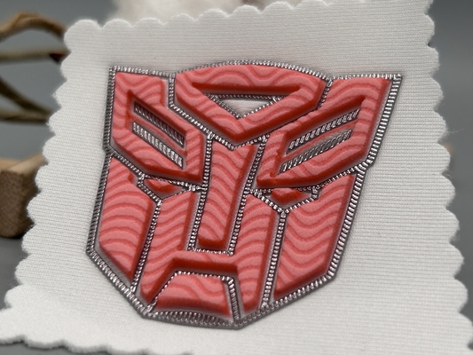 Gepersonaliseerde embossed kleding patches Uniform Custom Shape Design