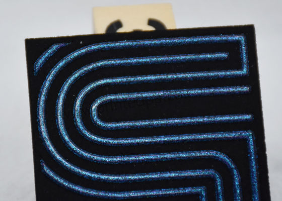 Hoge Frequentie 1mm TPU In reliëf gemaakte Flarden OEKO naait op Leerflarden