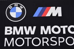 Aangepaste rubberen logo patch, reliëf BMW PVC patches voor hoeden