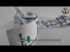 SGS ODM zeefdrukpatches op 100% katoenen tape Oeko Tex Standard 100