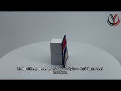 Van dichterbij bekeken: 3D-op maat gemaakte hernieuwbare garenborduurpatch voor kleding