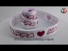 Van dichterbij bekeken: Kledingbroeken 30 mm elastische singelband met bedrukt glanzend TPU-logo