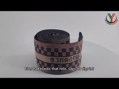 Bekijk Dubbelzijdige Gerecyclede Jacquard Elastische Band Op Maat 40mm Voor Kleding Demo