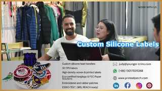 op maat gemaakte siliconen warmteoverdraagbare etiketten