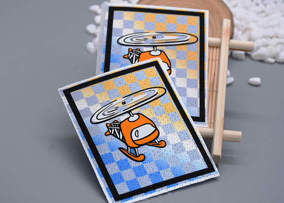 Horizontale Geweven Stoffen het Scherm Gedrukte Flarden met Vriendschappelijk het Siliconeembleem van Eco