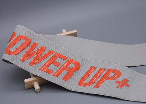 Glanzend Siliconeembleem 47mm glijdt wijd niet Elastiekje voor Kledingstukken uit