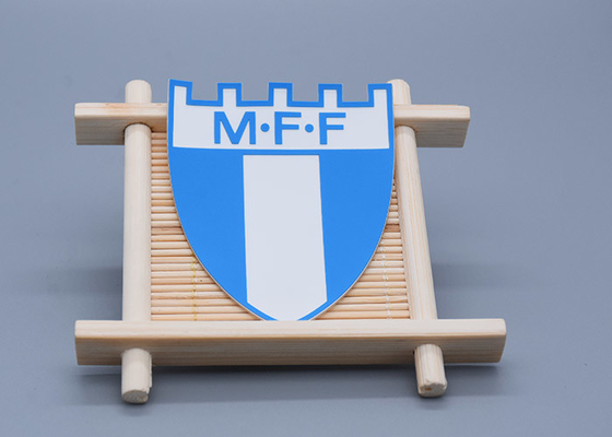 De Etiketten van de de Hitteoverdracht van voetbaljerseys met Aangepaste In reliëf gemaakte Emblemen