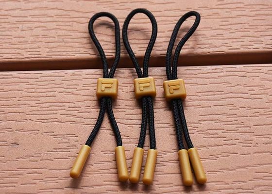 3D Logo Customised Garment Plastic Zip-Trekker met Merkidentiteit