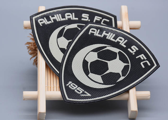 De TPU Gedrukte Voetbal Jerseys van Siliconelogo heat transfer label for