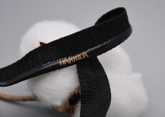 De polyester paste 1.5cm niet Misstapelastiekje met Gedrukt Siliconeembleem aan