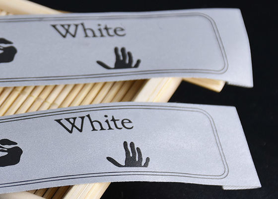 Kledingsdouane 3M Reflective Labels Printed met Zwart Inktembleem