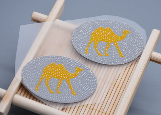 Tandenborsteleffect de Douane van de Overdrachtetiketten van de Siliconehitte voor Kleding