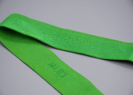 De tweezijdige Aangepaste Kledingstukken van Jacquardlogo flat elastic cord for