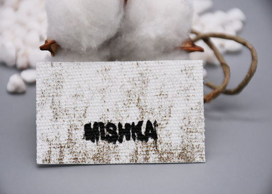 Douane van Katoenen de Kledingstukken Drukinktlogo screen printing label for