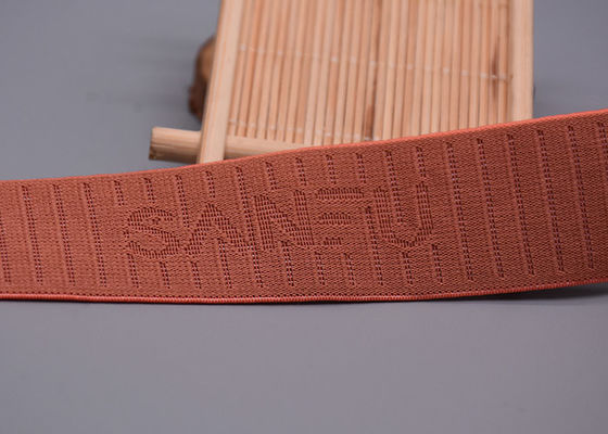 25mm Gerecycleerd Jacquardelastiek met Enige Kant voor Kledingstuk