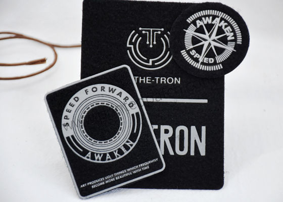 Zwarte SGS 5cm de Hoge Frequentietechniek van 3M Reflective Velcro Patch