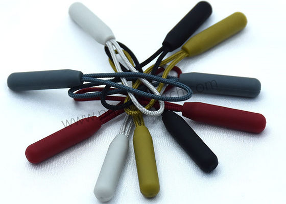 OEM TPU 4 Plastic de Ritssluitingstrekker 56*8mm van Colorways Rubbertrekker