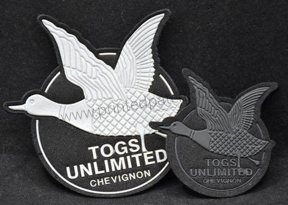 Debossed 300psi 3M Reflective Labels Iron op Flarden voor Jeans